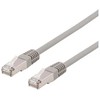 DELTACO U/FTP Cat6a tinklo kabelis, LSZH, 0,3 m, pilkas