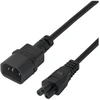 Maitinimo kabelis DELTACO IEC C14 - IEC C5, 1m, juodas / 1902268