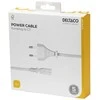 Maitinimo laidas DELTACO CEE 7/16 - C7, 3,0m, baltas / 1902294