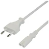 Maitinimo laidas DELTACO CEE 7/16 - C7, 3,0m, baltas / 1902294