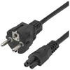 Maitinimo laidas DELTACO CEE 7/7 - C5, 1,5m, juodas / 1902301