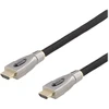 DELTACO PRIME Aktyvus HDMI kabelis, 10m, medžiaginis, 4K, Juodas HDMI-4100