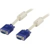 Kabelis DELTACO RGB HD 15ha-15ha, 1m / RGB-2G