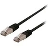 Deltaco SFTP-603SH, 0,3 m, Cat6, S/FTP (S-STP), RJ-45, RJ-45, juodas