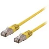 InLine 76450Y pataisomasis kabelis RJ45 kištukas iki RJ45 kištukas S/FTP Cat.6 geltonas 0,5 m