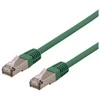Deltaco SFTP-65GH, 5 m, Cat6, S/FTP (S-STP), RJ-45, RJ-45, Žalias