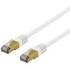 DELTACO S/FTP Cat6a jungiamasis kabelis, delta sertifikuotas, LSZH, 3 m, baltas