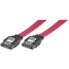 Kabelis DELTACO, SATA/SAS, fiksavimo spaustukai, tiesus-tiesus, 0,5 m / SATA-05D
