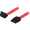 Cable DELTACO, SATA/SAS, angled (up) -straight, 0.3m SATA-03A1