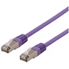 Deltaco SFTP-603PH, 0,3 m, Cat6, S/FTP (S-STP), RJ-45, RJ-45, violetinis