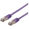 Deltaco SFTP-603PH, 0,3 m, Cat6, S/FTP (S-STP), RJ-45, RJ-45, violetinis