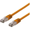 Deltaco SFTP-60ORH, 0,5 m, Cat6, S/FTP (S-STP), RJ-45, RJ-45, oranžinis