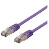Deltaco SFTP-611PH, 1,5 m, Cat6, S/FTP (S-STP), RJ-45, RJ-45, violetinis