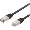 Deltaco SFTP-611UV, 1,5 m, Cat6, S/FTP (S-STP), RJ-45, RJ-45, juodas