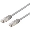 Deltaco SFTP-615H, 15 m, Cat6, S/FTP (S-STP), RJ-45, RJ-45, pilkas