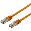 Deltaco SFTP-61ORH, 1 m, Cat6, S/FTP (S-STP), RJ-45, RJ-45, oranžinis