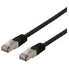 Deltaco SFTP-620SH, 20 m, Cat6, S/FTP (S-STP), RJ-45, RJ-45, juodas