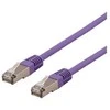 Deltaco SFTP-63PH, 3 m, Cat6, S/FTP (S-STP), RJ-45, RJ-45, Violetinis