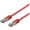 Deltaco SFTP-63RH, 3 m, Cat6, S/FTP (S-STP), RJ-45, RJ-45, raudonas