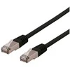 Deltaco SFTP-67SH, 7 m, Cat6, S/FTP (S-STP), RJ-45, RJ-45, juodas