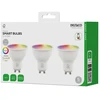 LED lemptės DELTACO SMART HOME, GU10, RGB, WiFi, 4.7W, 3 vnt pakuotė / SH-LGU10RGB02-3P / 1902594