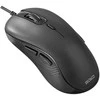Tyli su laidu dvipusė DELTACO pelė, 6 mygtukai, 1000-6400 DPI, juoda / MS-810