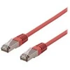 DELTACO U/STP Cat6a jungiamasis kabelis, LSZH, 0,3m, raudonas
