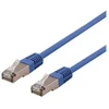 DELTACO U/FTP Cat6a tinklo kabelis, LSZH, 0,5 m, mėlynas
