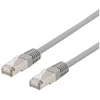 DELTACO STP-620AU - Komutacinis kabelis - RJ-45 (kištukas) į RJ-45 (kištukas) - 20 m - F/UTP (folija dengta neekranuota susukta pora) - CAT 6a - be halogenų - pilkas