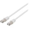 DELTACO STP-625VAU - Patch kabelis - RJ-45 (kištukas) į RJ-45 (kištukas) - 25 m - U/FTP - CAT 6a - be halogenų, lieto korpuso - baltas
