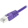 Deltaco STP-62P, 2 m, Cat6, F/UTP (FTP), RJ-45, RJ-45, Violetinis
