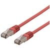 DELTACO U/STP Cat6a tinklo kabelis, LSZH, 2 m, raudonas