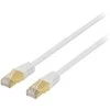 Patch kabelis DELTACO S/FTP Cat7, 2m, 600MHz, Delta sertifikuotas, LSZH, RJ45 jungtys, baltas / STP-72V