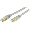 Patch kabelis DELTACO S / FTP Cat7, 20m, 600MHz, Delta sertifikuotas, LSZH, RJ45 jungtys, pilkas / STP-720