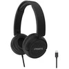 Deltaco HC110 ausinės STREETZ, sulankstomos, su garso reguliavimu, USB-C, juodos / HC110-BLK / 6612121