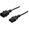DELTACO - Maitinimo kabelis - IEC 60320 C14 į IEC 60320 C13 - 2 m