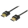 DELTACO plonas HDMI kabelis, HDMI didelės spartos su Ethernet, 2 m, juodas