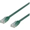 Deltaco TP-603G-FL, 0,3 m, Cat6, U/UTP (UTP), RJ-45, RJ-45, žalias
