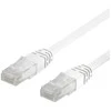 Deltaco TP-603V-50P, 0,3 m, Cat6, U/UTP (UTP), RJ-45, RJ-45, baltas
