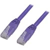 Deltaco TP-607P, 0.75 m, Cat6, S/FTP (S-STP), RJ-45, RJ-45, Violetinė