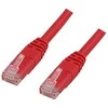 Deltaco TP-607R, 0,75 m, Cat6, U/UTP (UTP), RJ-45, RJ-45, raudonas