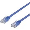 Deltaco TP-60B-FL, 0,5 m, Cat6, U/UTP (UTP), RJ-45, RJ-45, mėlynas