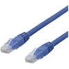 DELTACO TP-60BAU - tinklo kabelis - RJ-45 (patinas) į RJ-45 (patinas) - 50 cm - UTP - CAT 6a - be halogenų, presuotas - mėlyna