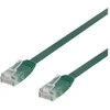 Deltaco TP-60G-FL, 0,5 m, Cat6, U/UTP (UTP), RJ-45, RJ-45, žalias