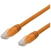 Deltaco TP-60ORAU, 0,5 m, Cat6a, U/UTP (UTP), RJ-45, RJ-45, oranžinis