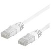 Deltaco TP-60V-50P, 0,5 m, Cat6, U/UTP (UTP), RJ-45, RJ-45, baltas