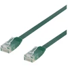 Deltaco TP-610G-FL, 10 m, Cat6, U/UTP (UTP), RJ-45, RJ-45, žalias