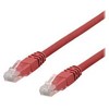DELTACO U/UTP Cat6a tinklo kabelis, LSZH, 1,5 m, raudonas