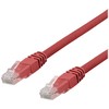 DELTACO U/UTP Cat6a tinklo kabelis, LSZH, 1,5 m, raudonas