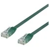 Deltaco TP-61G-FL, 1 m, Cat6, U/UTP (UTP), RJ-45, RJ-45, Žalias